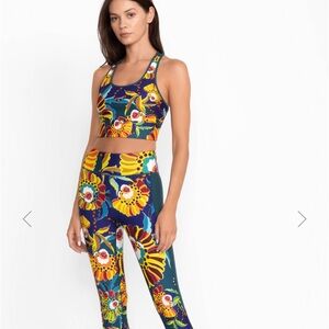 NEW Johnny Was Bee Active Mesh Panel Legging